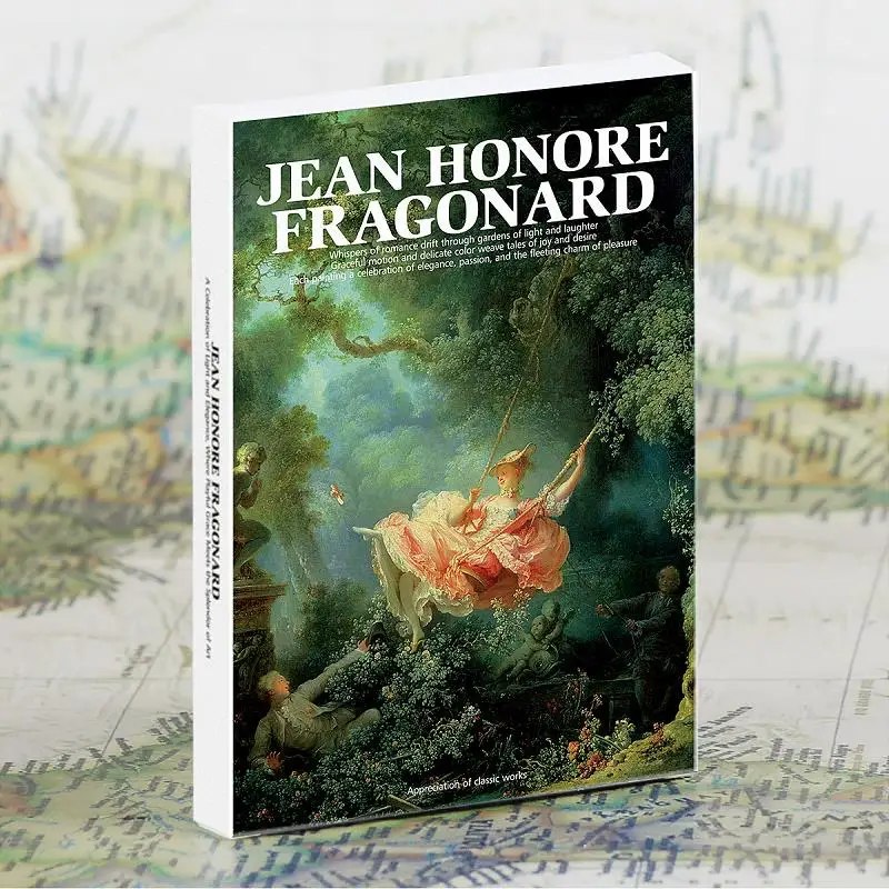 30개입 장인 프라곤아르드 유화 엽서 세트 - 빈티지 로코코 예술 명작, 인사말 및 홈 데코용