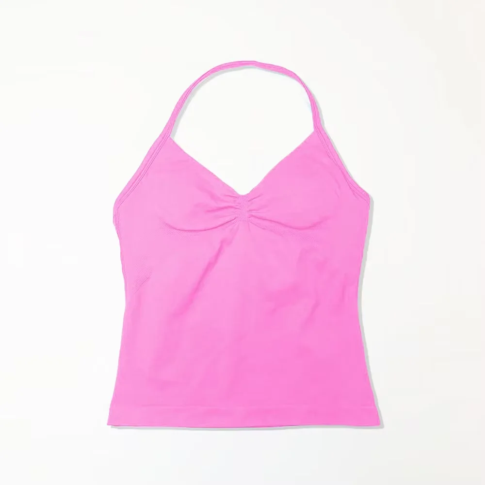 Seamless Strappy Yoga Tank 4
