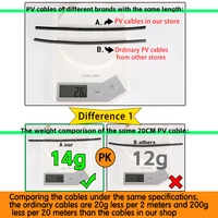 XIONGISOLAR câble solaire pv panneau Stecker fil 2.5/4/6 mm2 avec 1/2/3/5/8/10/15/20/30M connecteurs de fils solaires PV 10/12/14 AWG 2