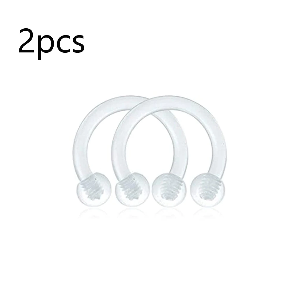 Piercing Retainer Clear Bioflex Flexible Nose Tongue Eyebrow Tragus Navel Belly Nipple Barbell Lip Labret Stud Retainer piercing jewelry nose studs body piercing earrings ear piercing jewelry ear studs belly button earrings belly button piercings body piercing jewelry body jewelry