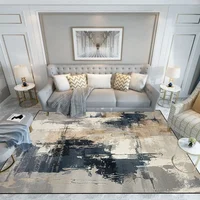 Light Luxury Splashing Ink Living Room Large Area Carpet Bedroom Decor Rugs Non-slip Floor Mat Lounge Rug Hotel Lobby Carpets 1