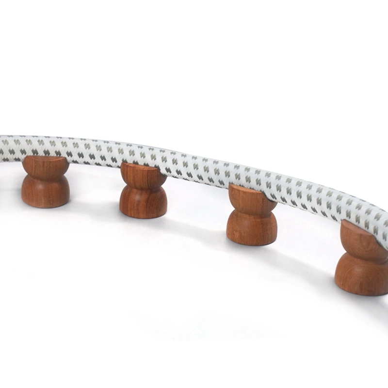 8Pcs Hifi Audio Wood Audio Insulation Wire Bracket Line Support Speaker Cable Stand Holder Cable Absorber Foot Pad