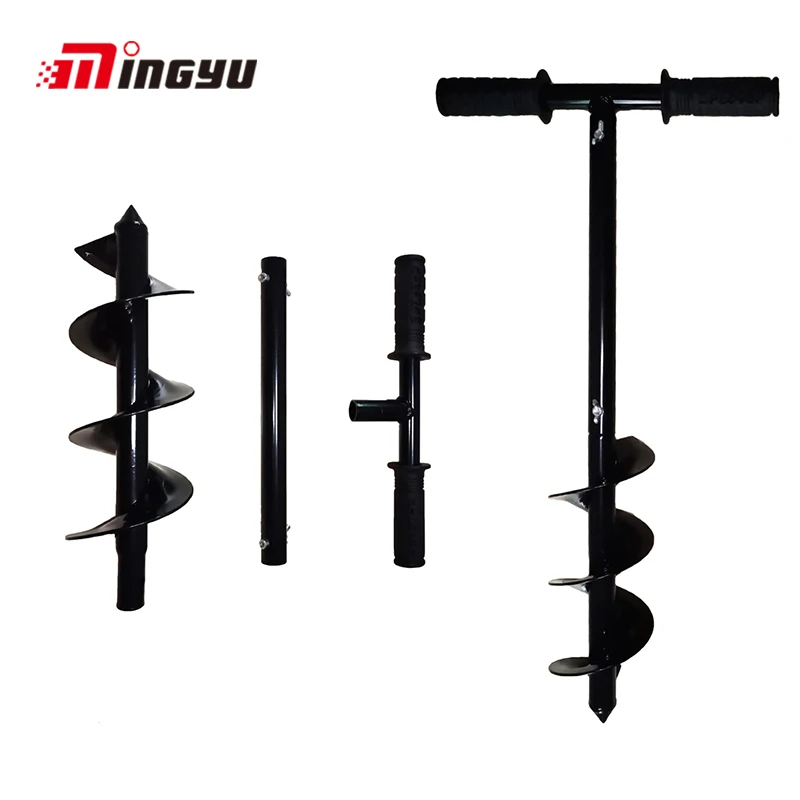 1pc 10cm Diameter 60mm Long Garden Spiral Drill Bit Hand Tool Ground Hole Opener Tool Planting Flowers Auger Drill Hand Tool