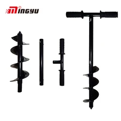 1pc 10cm Diameter 60mm Long Garden Spiral Drill Bit Hand Tool Ground Hole Opener Tool Planting Flowers Auger Drill Hand Tool