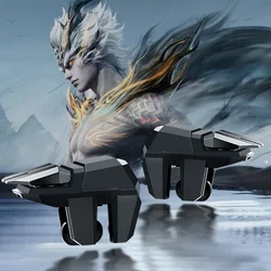Ultimate Mobile Game Trigger with Mechanical Key Buttons for Enhanced Gaming Performance (Black)