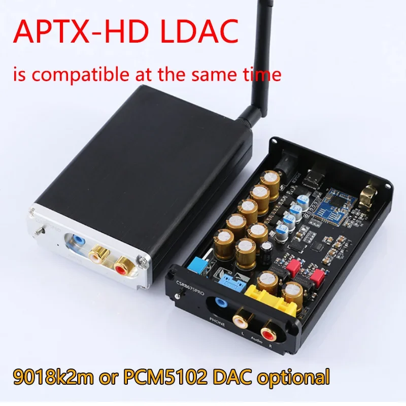 Lossless HIFI QCC3040 APTX HD Bluetooth 5.2 Wireless Receiver Adapter ES9018K2M I2S DAC Decoding 24BIT TWS 3.5M RCA audio converter adapter audio adapter audio converter audio dongle