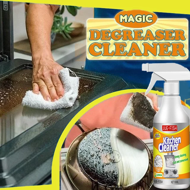 Kitchen Magic Degreaser Cleaner Spray Foam Cleaner Spray Kitchen 60ml