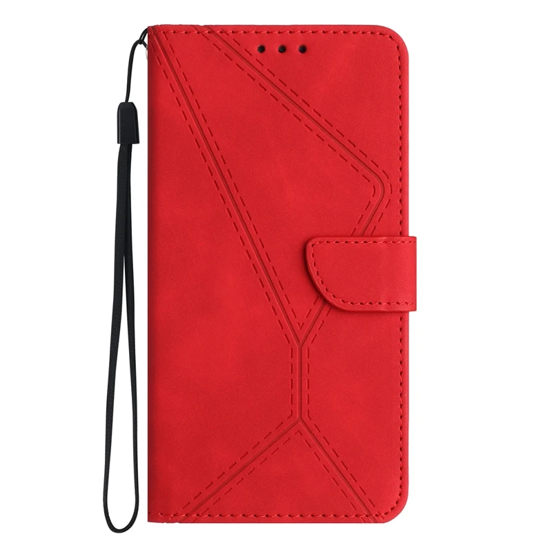 3D Embossed Leather Flip Case Book Cover
