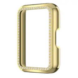 Diamond Protector All - Around Hard PC Bumper Frame Watch Cover for Huawei Band 11 (Gold case)
