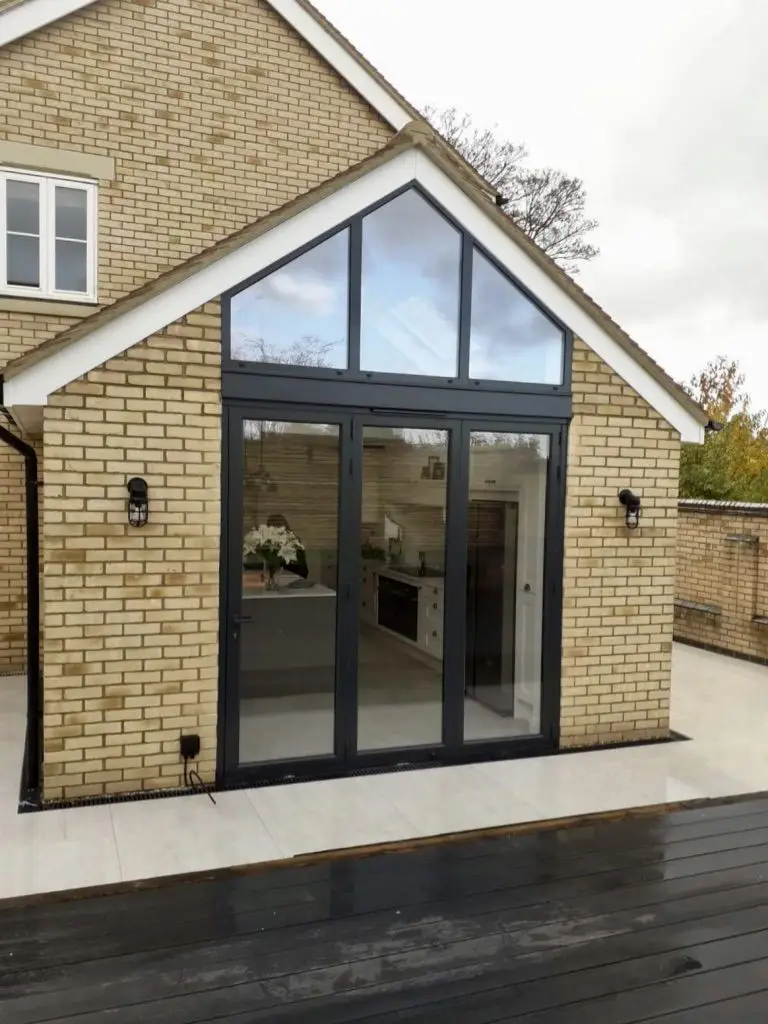 Soundproof Accordion Folding Patio Doors Large View Balcony Exterior Thermal Break Double Glazed Aluminum Heavy Duty Bifold Door