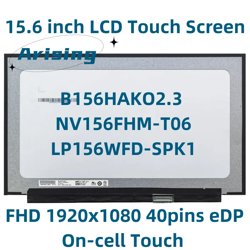 Schermo B156HAK02.3 15.6" FHD Touch LED IPS LCD Display - Foto 9
