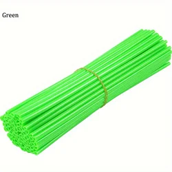 Universal Spoke Skins Covers - 72PCS Decorative Rim Wraps & Protectors (Green)
