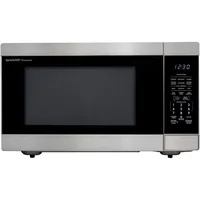 Microwave Oven with Removable 16.5" Turntable, Cubic Feet, 1200W Countertop Microwave, 2.2 Cubic Feet, Stainless Steel 1