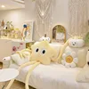 160cm Giant Long-legged Star Plush Pillow Cute Pink Flower Sofa Stuffed Cushion Birthday Gift 1