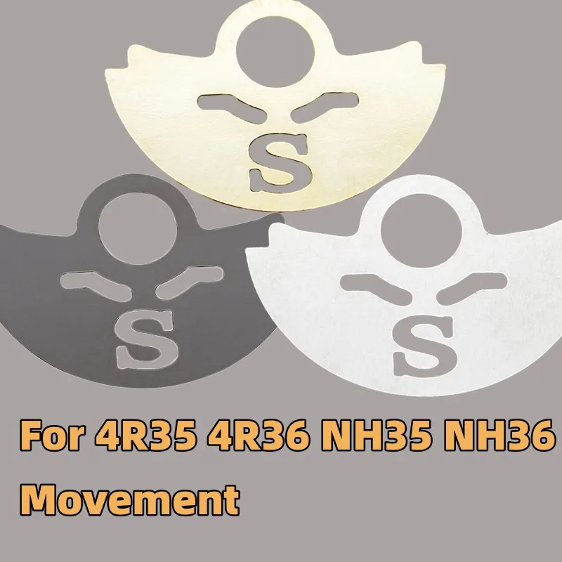 S Movement Metal Hammer Sheet Seiko Nh35 Nh36 Coperchio Del Rotore Del Peso Oscillante Giappone Movt Sheet Patch Watch Parti Dello Strumento Di Ricamb