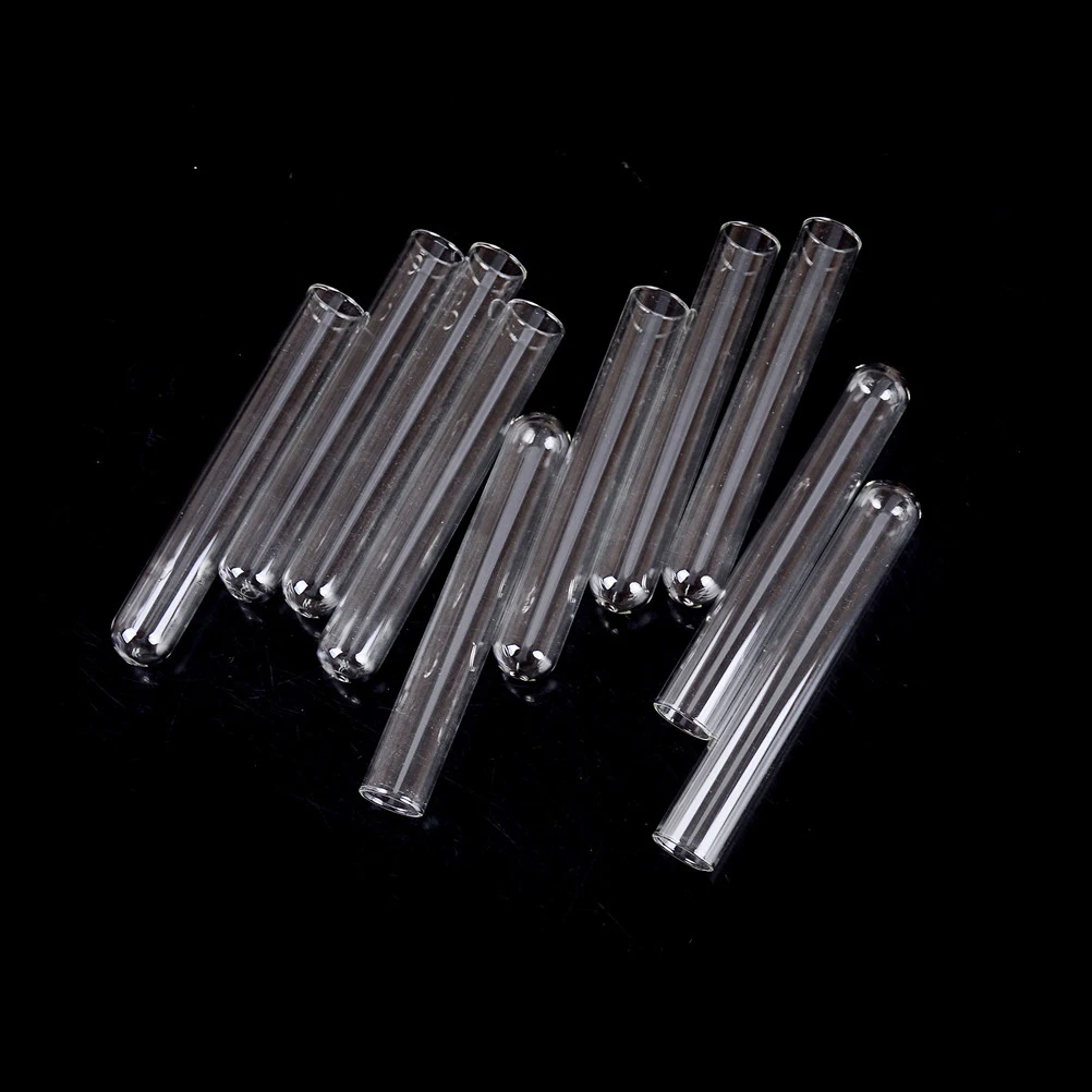15*100 mm Glass Blowing Tubes 4 Inch Long Thick Wall Test Tube Experimental test tube supplies 10Pcs plastic test tubes