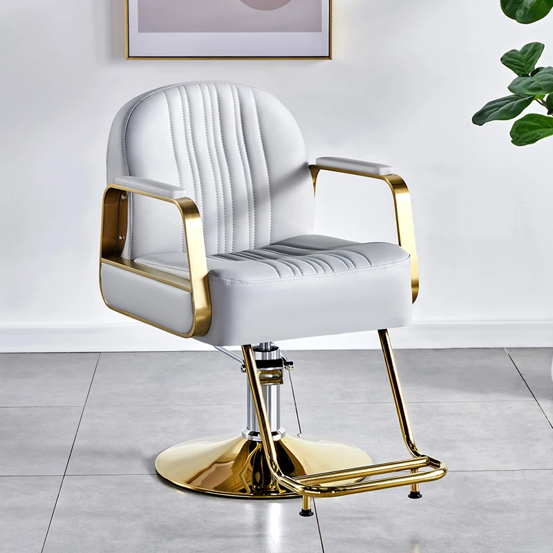 Aesthetic Vanity Barber Chairs Hairdressing Metal Salon Cosmetic Barber Chairs Facial Beauty Sillas De Barberia Modern Furniture