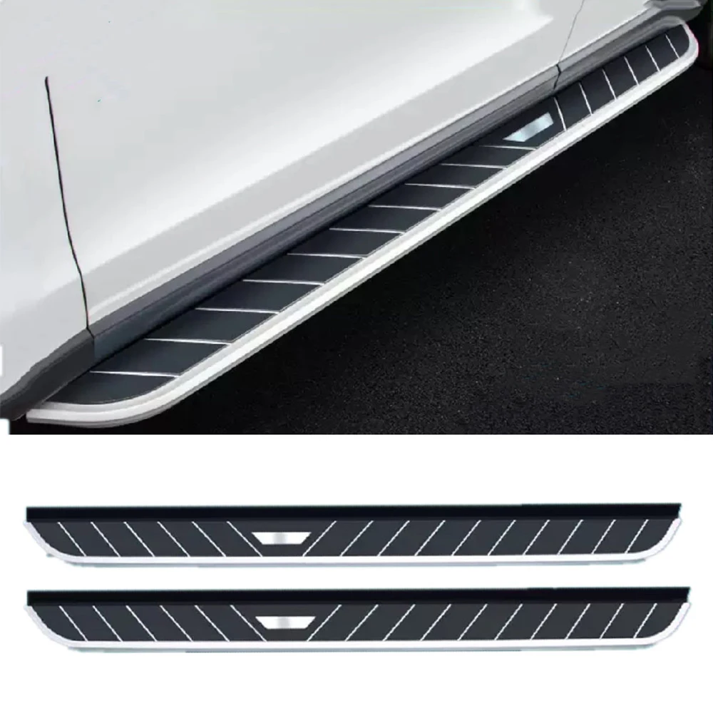 

2Pcs Fits for AUDI Q5 SPORTBACK 2021 2022 Aluminum Fixed Running Board Side Step Pedal Side Tube Nerf Bar Platform