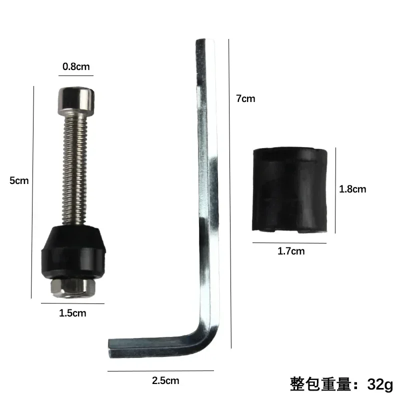 6Pcs Bicycle Equipment Spare Parts Bicycle Handlebars Rubber Straps Rearview Mirrors Bells Watch Tables Fixed Rubber Strap