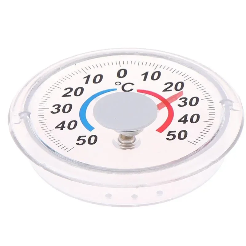 Outdoor Round Analog Thermo-Hygrometer with Digital Temperature Display