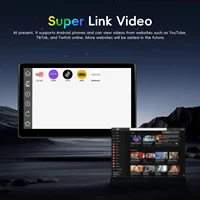 Écran d'appui-tête Podofo 9''/10.1'' 64G, lecteur vidéo pour appui-tête de voiture, Carplay, Android Auto, Bluetooth, commande vocale, lecteur d'écran intelligent 4