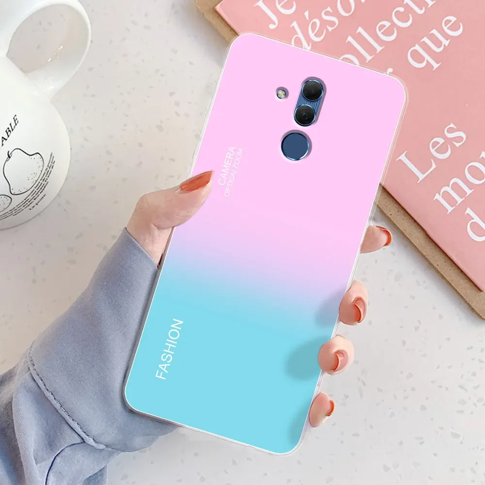 Elegant Marble Chic Girl Silicone Clear Phone Case - Protective Bumper Cover