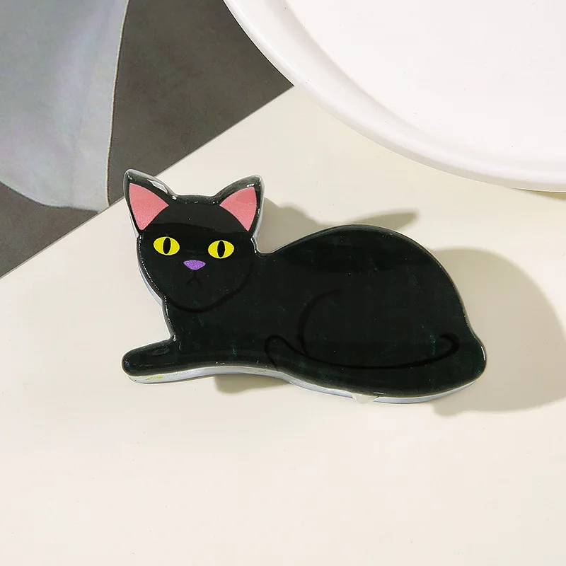 Katze Haarnadel Dame süße kleine Haarnadel kurze lange Haare Haarnadel für Tochter Liebhaber Mädchen Schulpartner – Detail 9