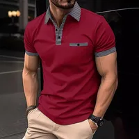 Polo de dehors à Manches Courtes pour Homme, Vêtement à lèvent de Couleur, Vente Rapide, Été, transfrontalier, Amazon 1