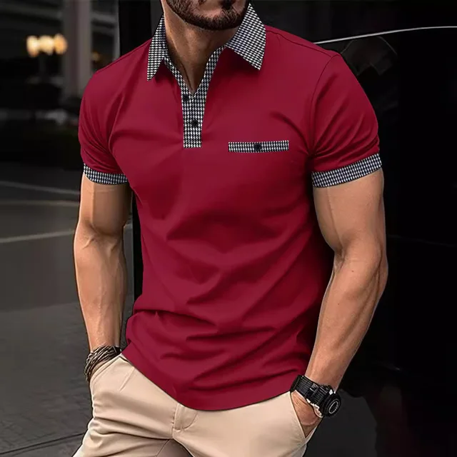 Polo de dehors à Manches Courtes pour Homme, Vêtement à lèvent de Couleur, Vente Rapide, Été, transfrontalier, Amazon 1