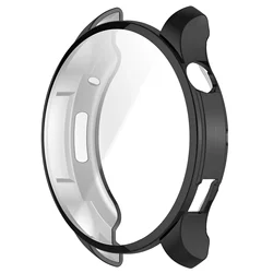 Premium Soft Silicone Protective Cover for Smart Watch Screen Protection (Black)