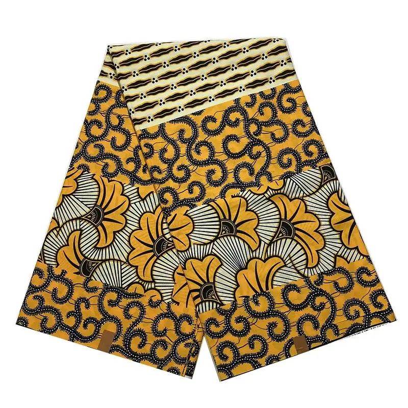 6 yards Holland wax fabrics African real wax fabric Veritable cotton sewing dress material Ankara