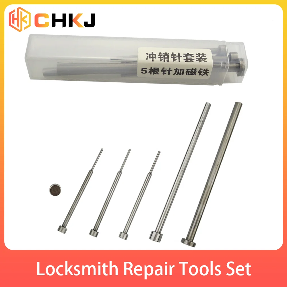 Locksmith Tools 6PCS/Set Car Remote Key Pin Removal Disassembly Tool For Folding Key Out Blade Needle Pin Remover