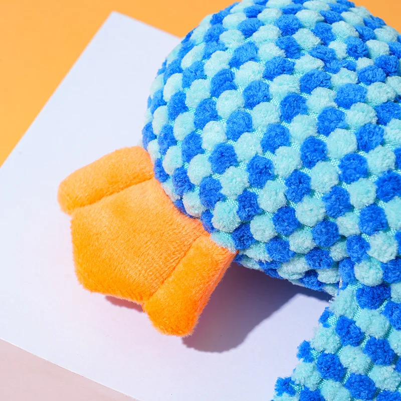 Plush Goose Dog Toy - Chew  Squeak Toy for Small to Large Dogs and Cats