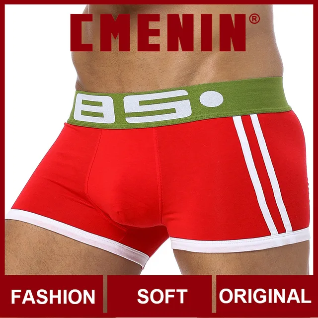Ropa interior Sexy hombre, bóxer de algodón suave con LOGO BS, novedad - AliExpress Ropa interior y ropa de