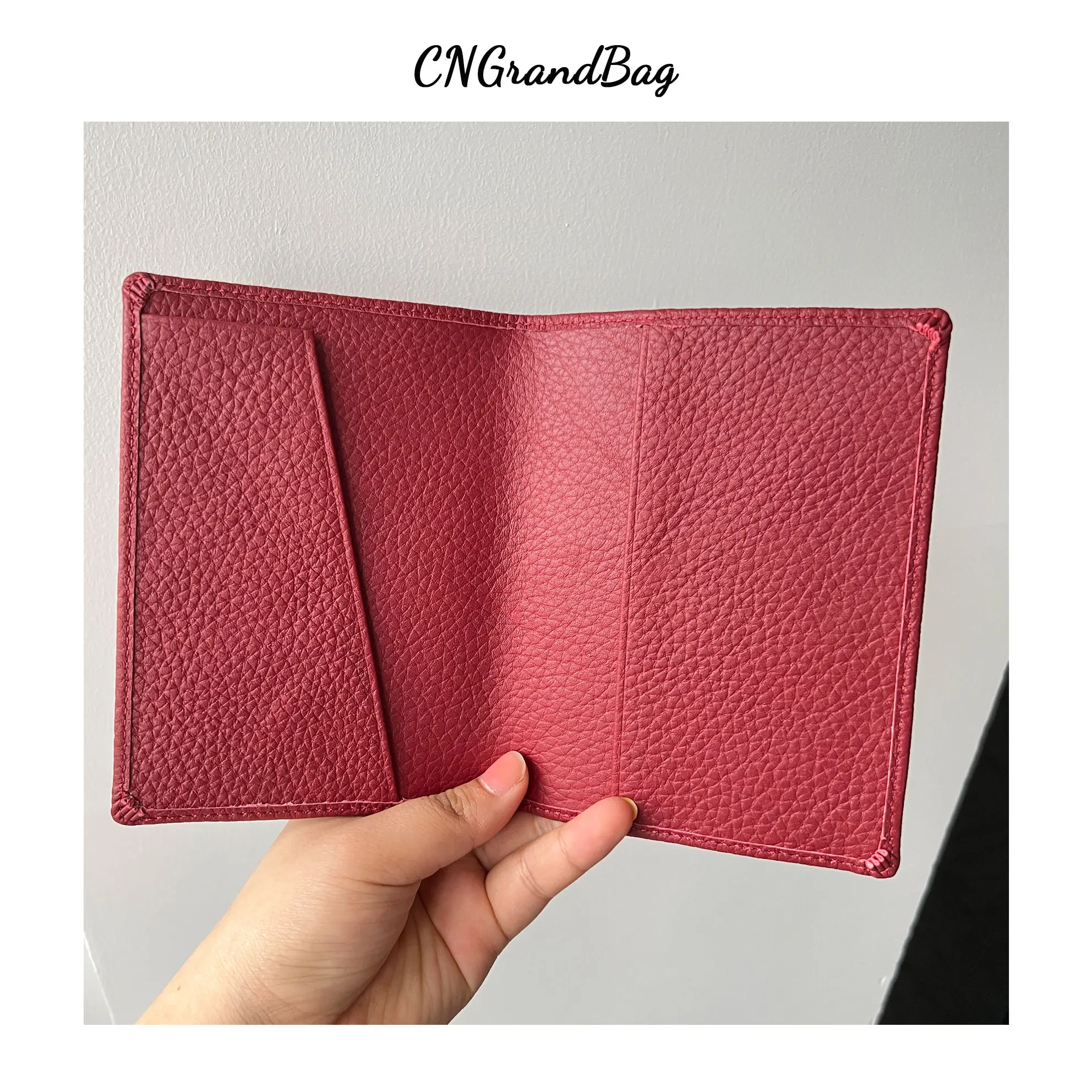 Passport Cover Personalization Passport Holder Cow Leather Pebble Passport Cover Portable Boarding Cover Travel Accessories Travel Bag
