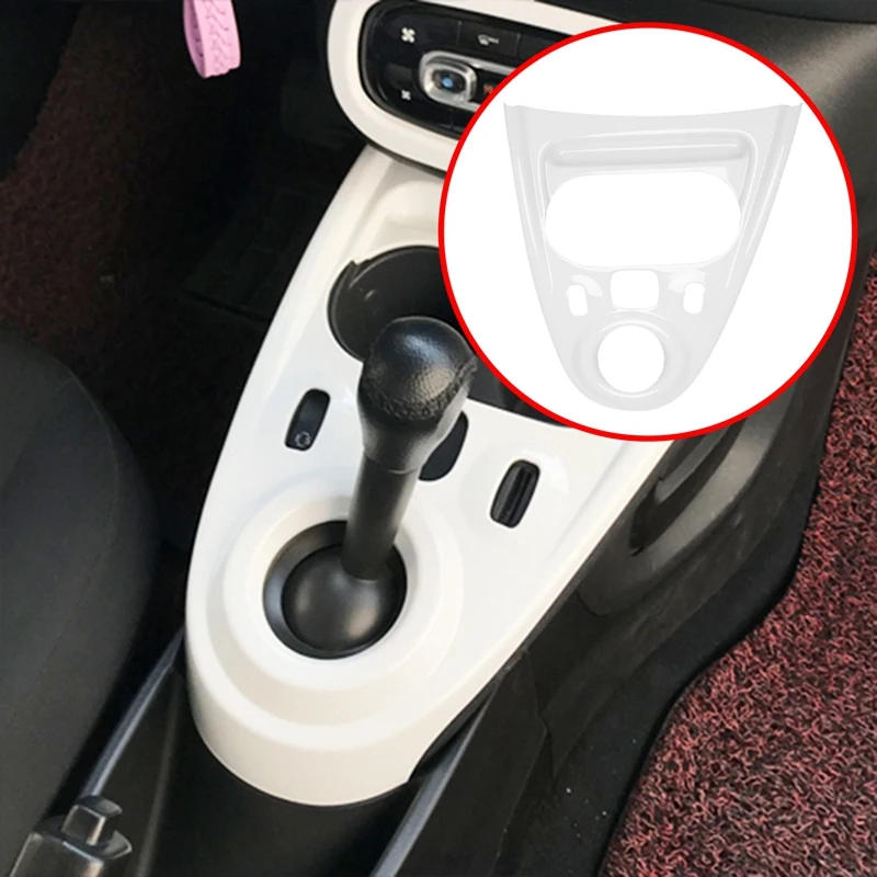 Per Mercedes-Benz Smart 453 Fortwo Car Gear Shift Panel Cover Cover Trim Decorazione D'Interni Car Styling