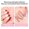 LIMEGIRL 60ml Nail Remover Gel Remover Nail Liquid Easy Soften Remove Fake Nails Solid Adhesive Press-On Nail Gel Remover Tool 5