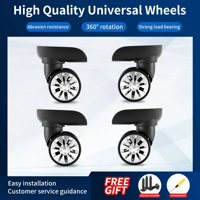 J210 suitcase wheels, trunk spare wear-resistant wheels, 360 degree universal silent wheel repair accessories