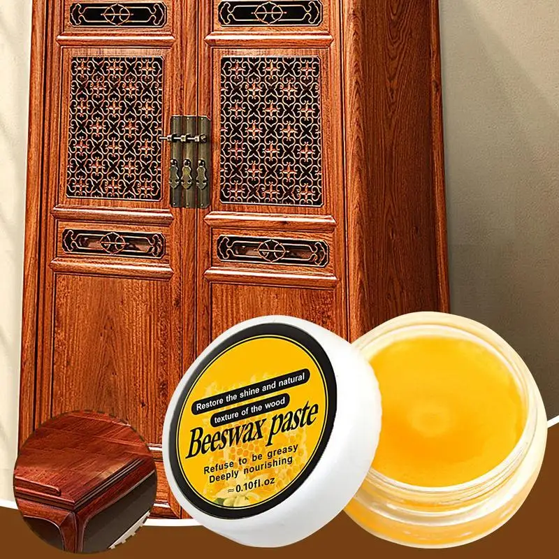 Beeswax Wood Polish Beeswax Wood Protector Natural Furniture Cleaner Protector 3g For Home Furniture