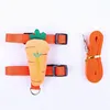 Hamster Rabbit Small Pets Chest Strap Outdoor Traction Rope Adjustable Harness Leash Vest for Rabbit Hedgehog Guinea Pig 2