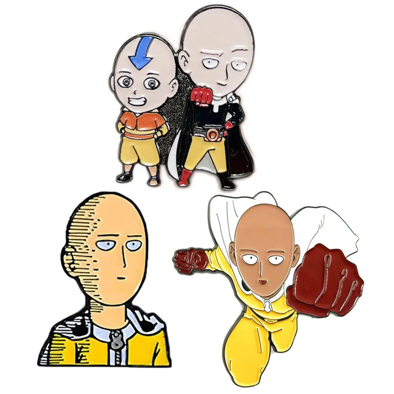 

One Punch Man Enamel Pin Lapel Pin for Clothes Brooches on Backpack Briefcase Badge Jewelry Decoration Gifts for Friend