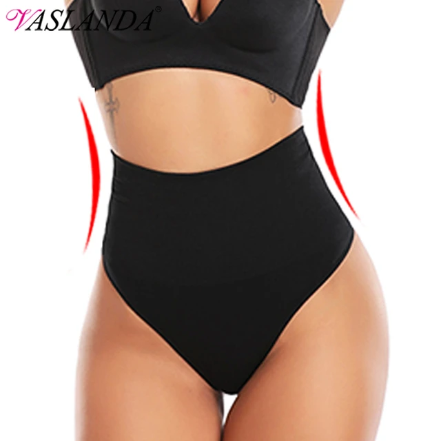 Thong Shapewear for Women Tummy Control High Waisted Butt Lifter Thongs  Underwear Seamless Slimming Body Shaper Panty G-String - AliExpress