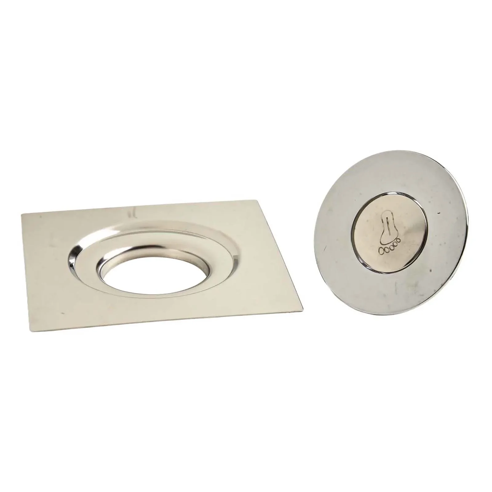 1pcs Shower Floor Drain Stainless Steel Square Floor Drain Strainer Dectable Anti-odor Drainer Core Bathroom Hardware