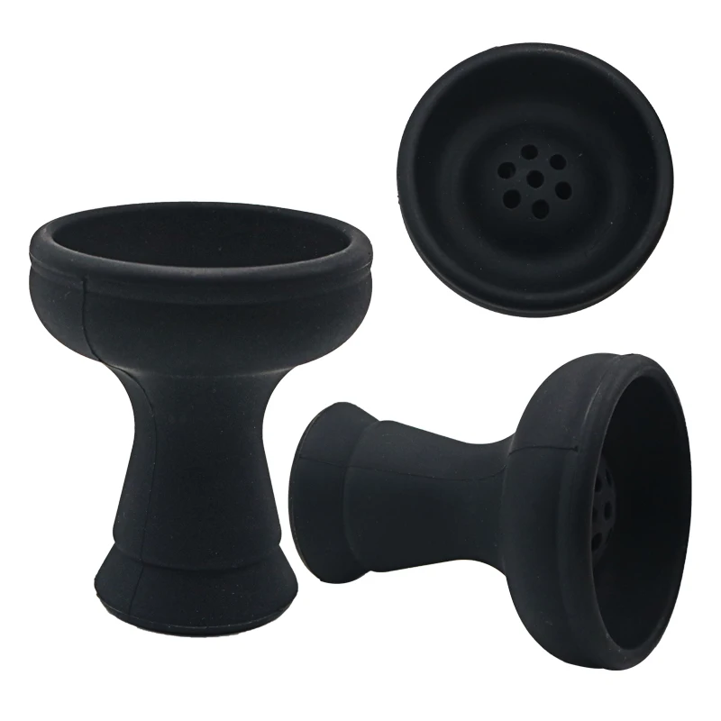SY 1PC Seven Holes Hookah Silicone Bowl Shisha Nargile Sheesha Narguile Chicha Cachimbas Water Pipe Accessories Vattenpipa 3