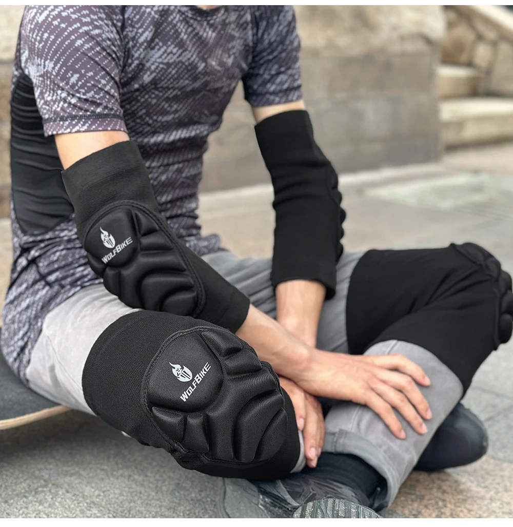 WOSAWE Outdoor Sports Pad Knee Pads Guards Elbow Protector Skiing Skating Snowboard Protection Hip Padded Shorts XS-3XL_voghion.com