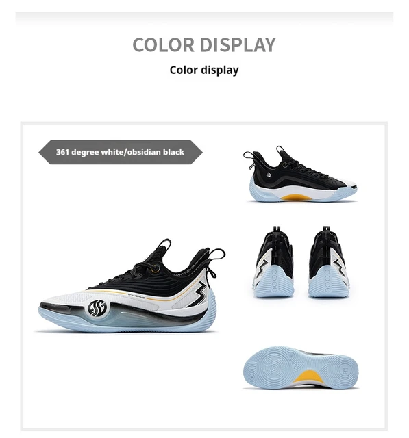 361 Degrees ZEN VI Men Professional Basketball Shoes Low-top