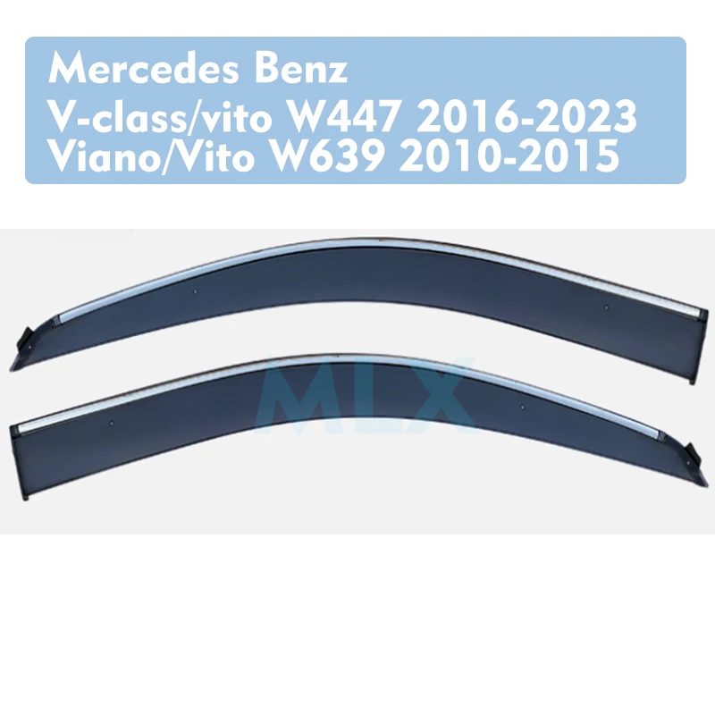 For Mercedes Benz V-class Viano Vito W447 W639 2003 Present Plastic Window  Visor Vent Shades Sun Rain Deflector Guard - Awnings & Shelters - AliExpress