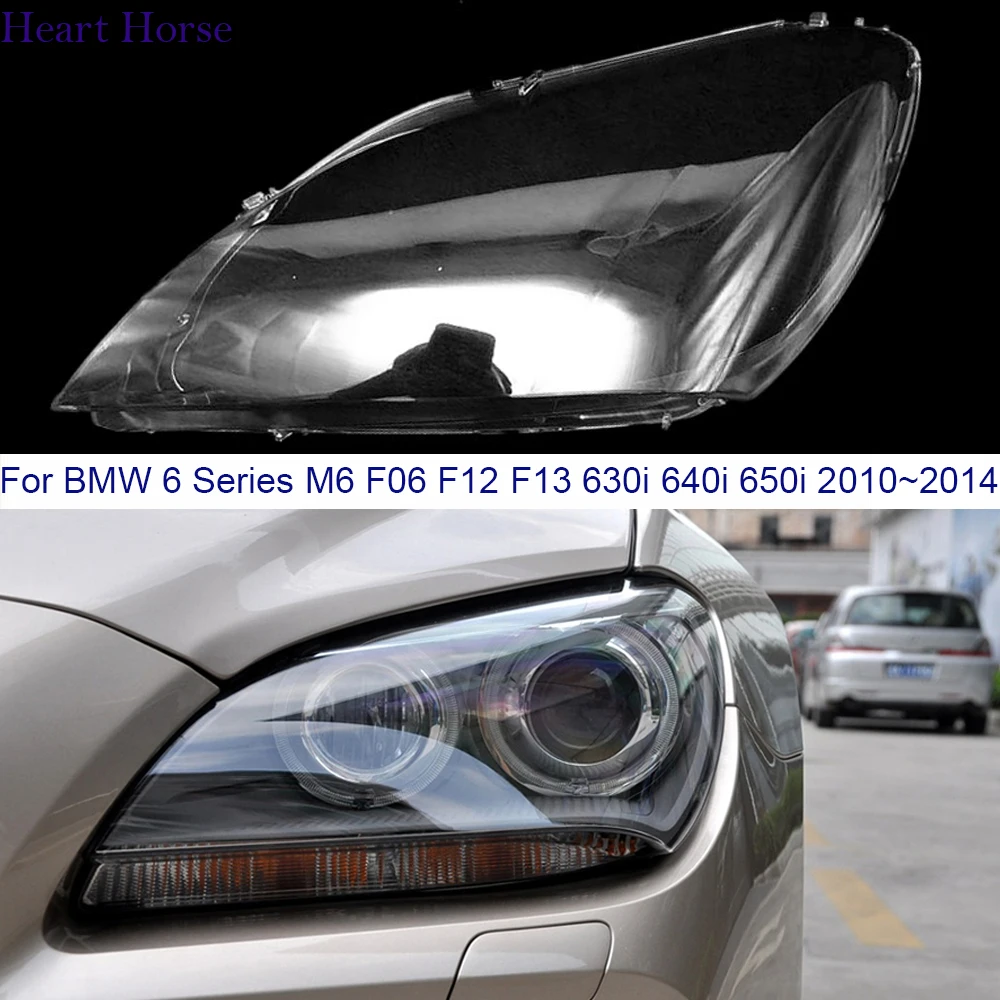 

For BMW 6 Series F06 F12 M6 630i 640i 650i 2010-2014 Headlight Shell LED Lampshade Cover Lens