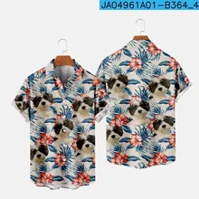  Mens Tee Shirt Mens Printed Hawaiian Shirts Short Sleeve Button Down Beach Shirts Oversized Tee for Men Crop Mock Turtleneck Men 