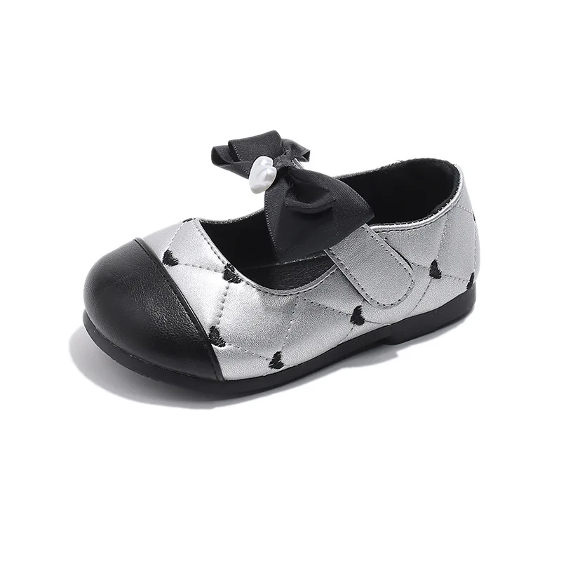 Baby Girl Shoes Nice Lattice Love Breathable First Walkers Soft Bottom Toddlers Garden Shoes Kids Girls PU Leather I01227